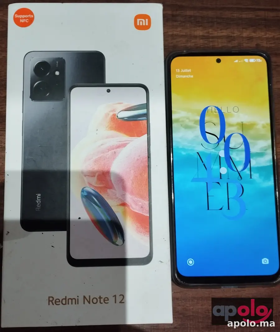 هاتف Redmi note 12 نسخة أورب...
